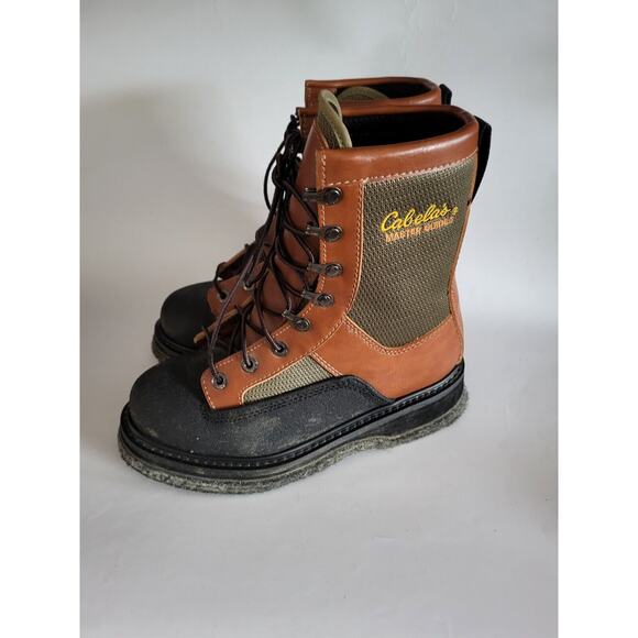Cabelas Master Guide Fly Fishing Boots Felt Bottom Wading 7 Men\'s 80042332 main image 4